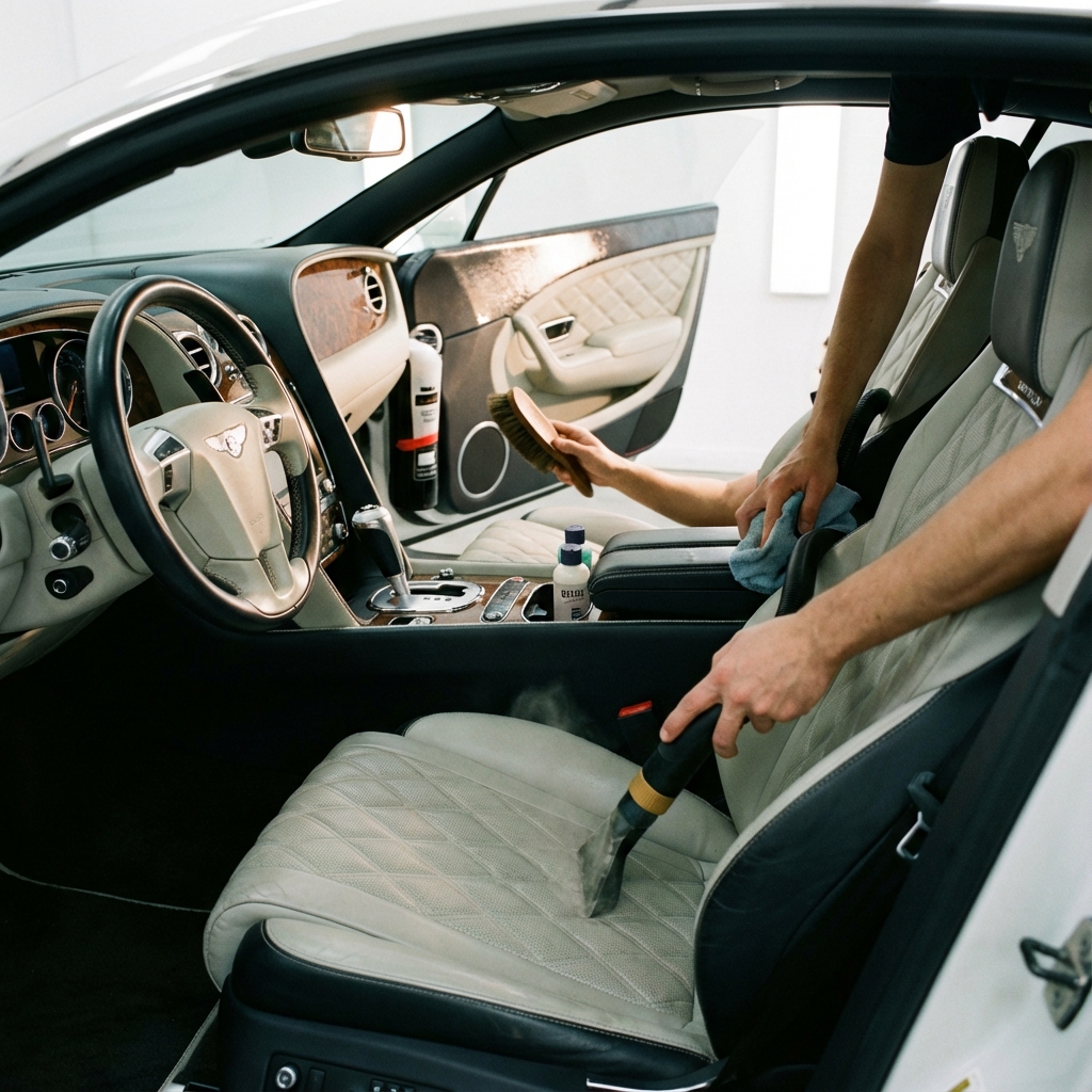 Car interior detailing