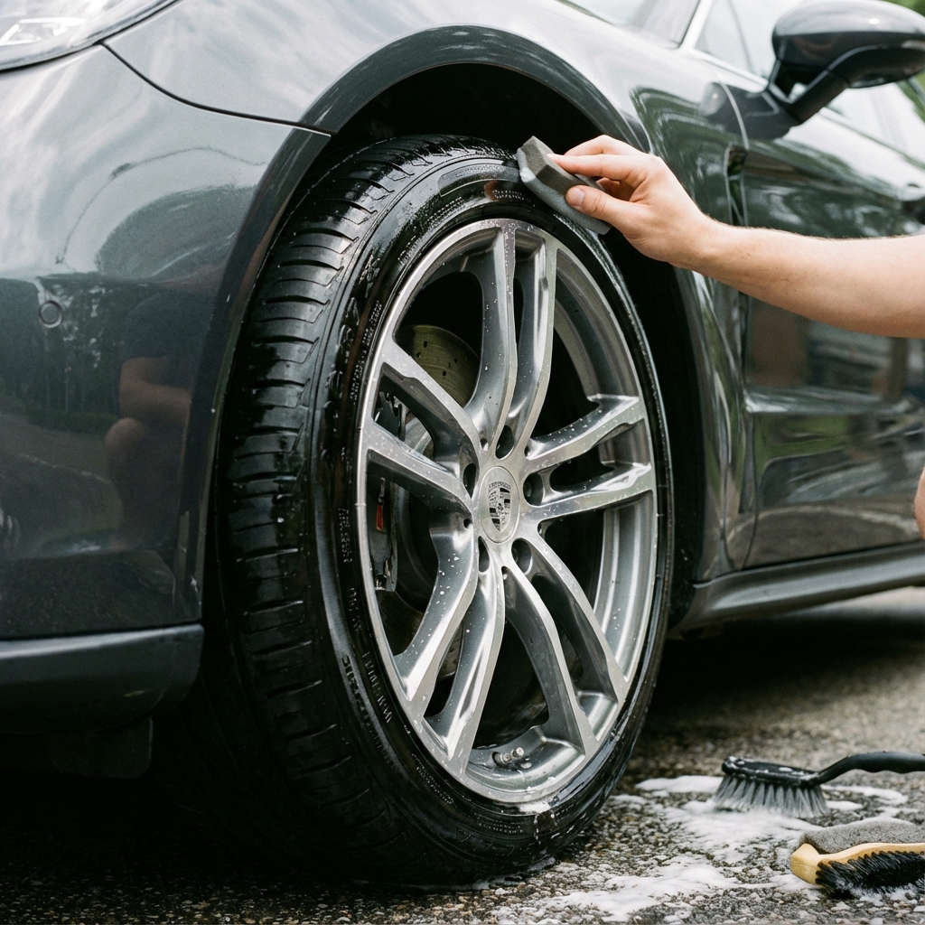 Tire cleaning